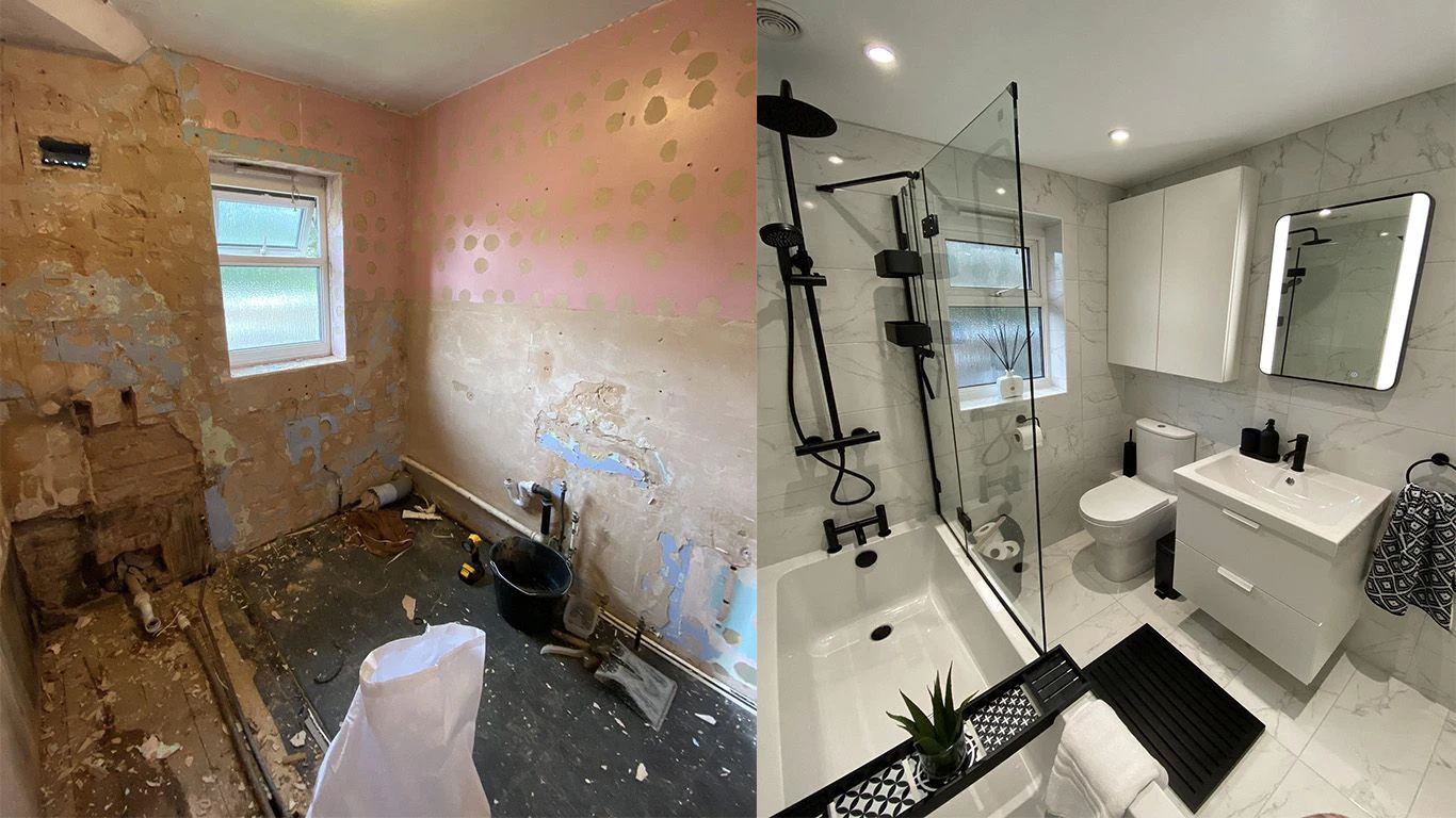 Accueil bathroom inprogress